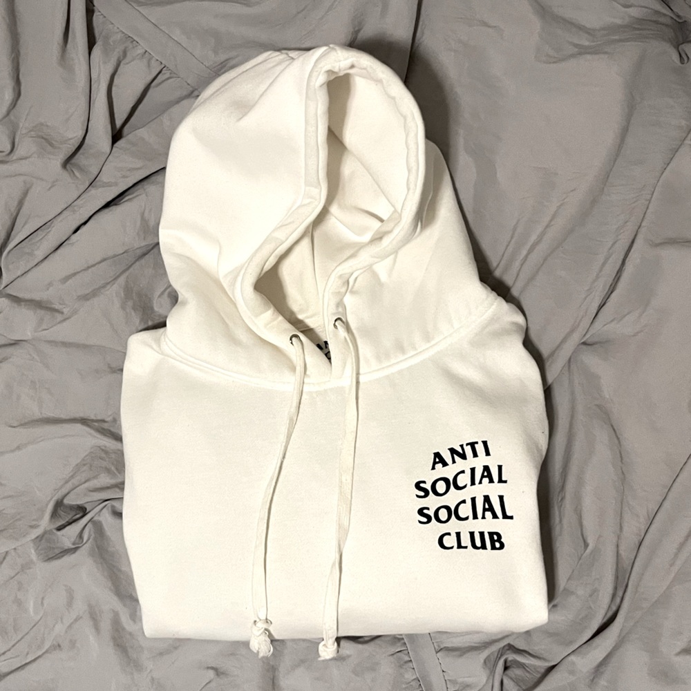 Anti Social Social Club White hoodie